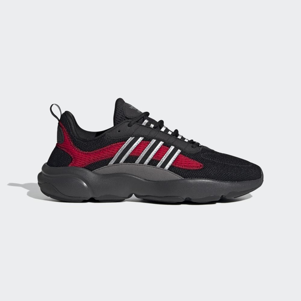 Adidas Men's Haiwee Originals Shoes Black/Silver Metal/Deep Red Ireland FV4595